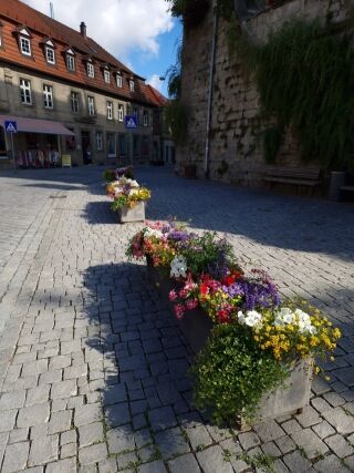 Flowerbox Marienplatz, Quelle: Stadt Kronach